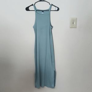 Fitted Rib-Knit Midi Cami Dress Old Navy